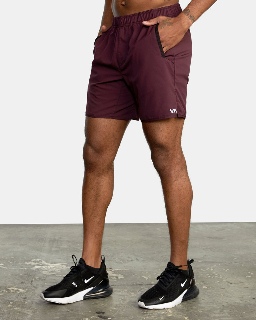 Yogger IV  Athletic Shorts 17" - Plum