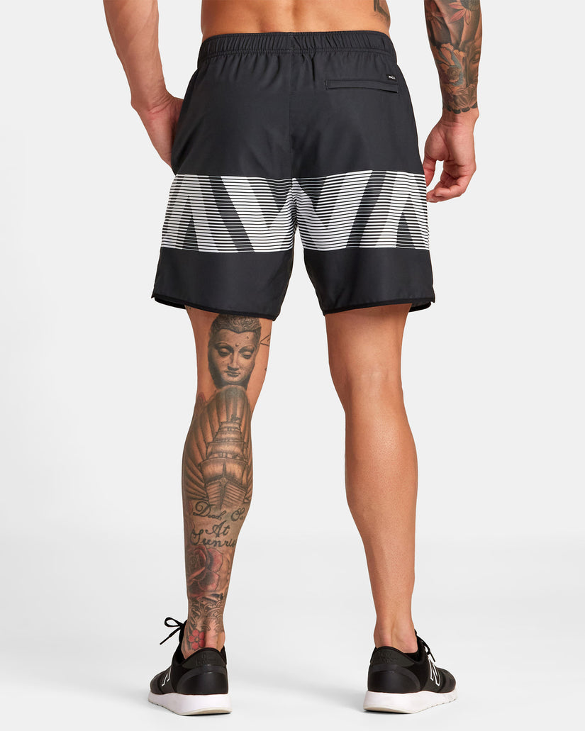 Yogger IV  Elastic Waist Shorts 17" - Black Va Blur
