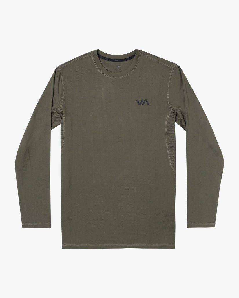 Sport Vent Long Sleeve Tee - Olive