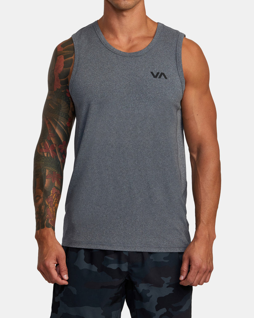 Sport Vent Tank Top - Charcoal Heather