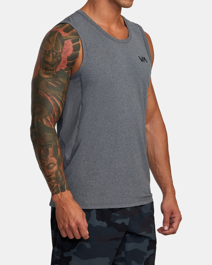 Sport Vent Tank Top - Charcoal Heather
